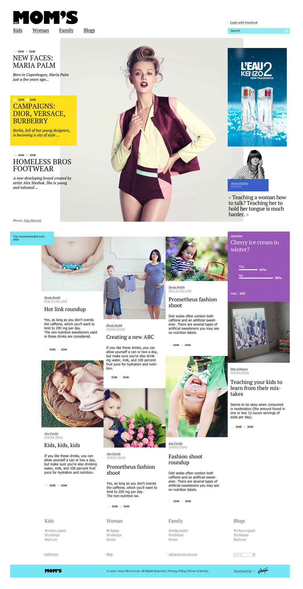 MOM’s, an online magazine