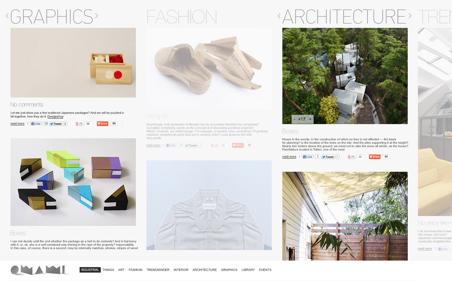 Omami, a design blog